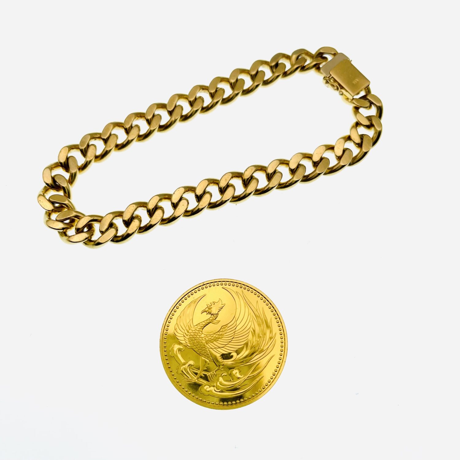 金の喜平ブレスと日本金貨お売りいただきました!質屋の中島