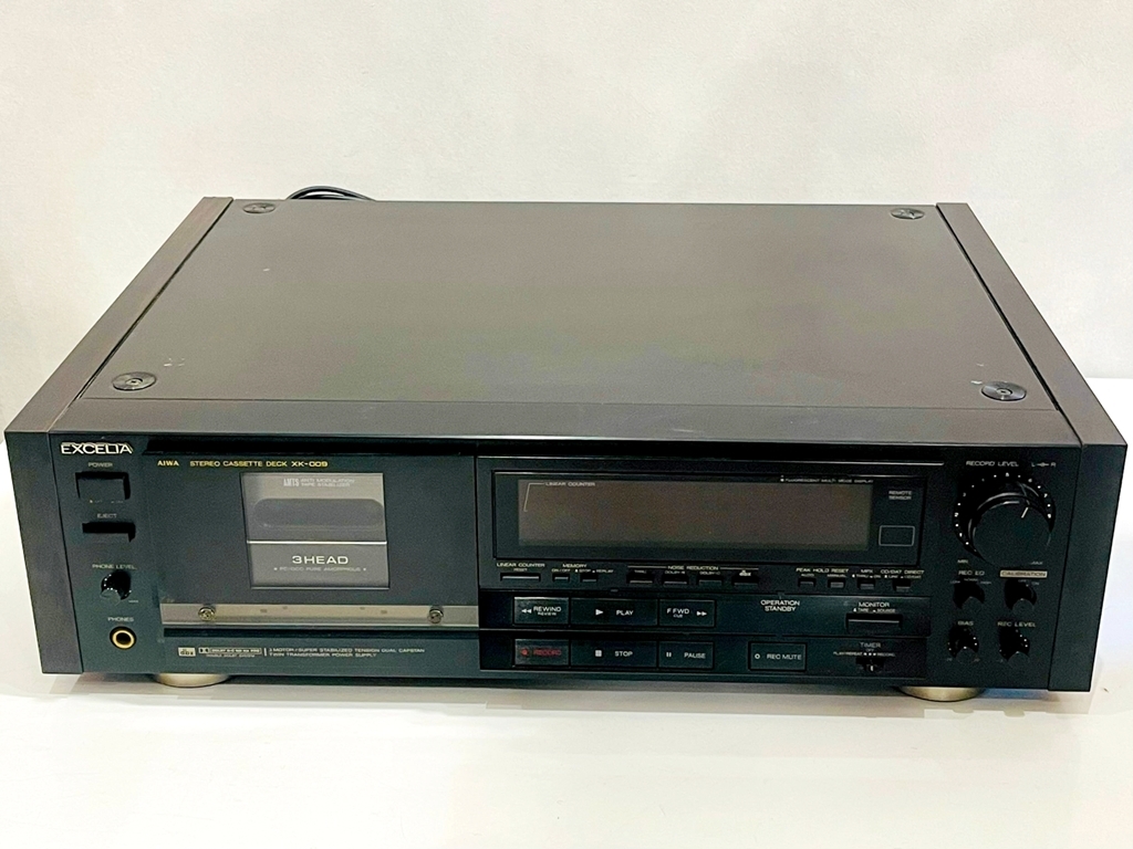 AIWA EXCELIA カセットデッキ XK-009 を買取いたしました！　オーディオ機器の買取なら質屋の中島にお任せください！　ｍ