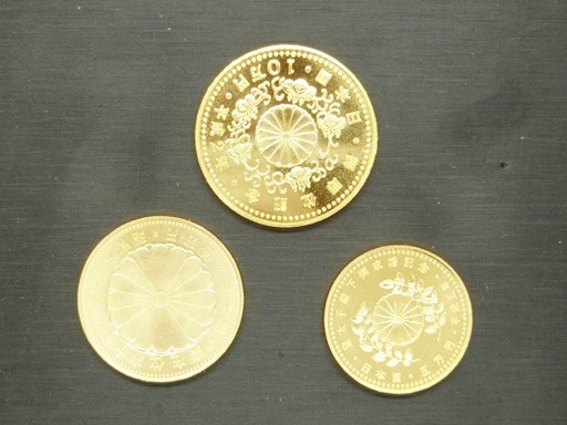 金貨買取 天皇陛下御即位記念の10万円金貨を385,000円で買取ります！査定無料・手数料無料の【質屋の中島】へお任せください！瓦版限定キャンペーン　M