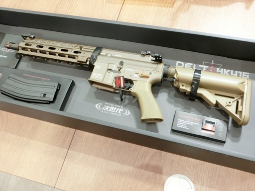 電動ガン買取 東京マルイ HK416 デルタカスタム買取りました！ 津山市で電動ガンを買取に出すなら質屋の中島へお任せ下さい！　津山　真庭　美作　岡山　M