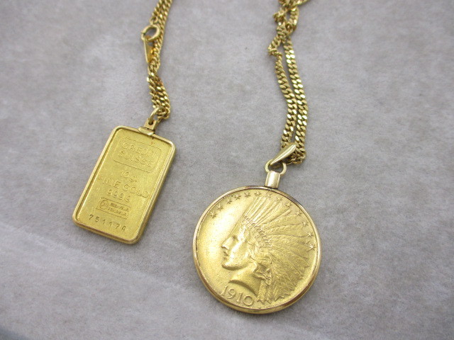 金製品買い取ります！　質の中島　津山の質屋　Ｍ