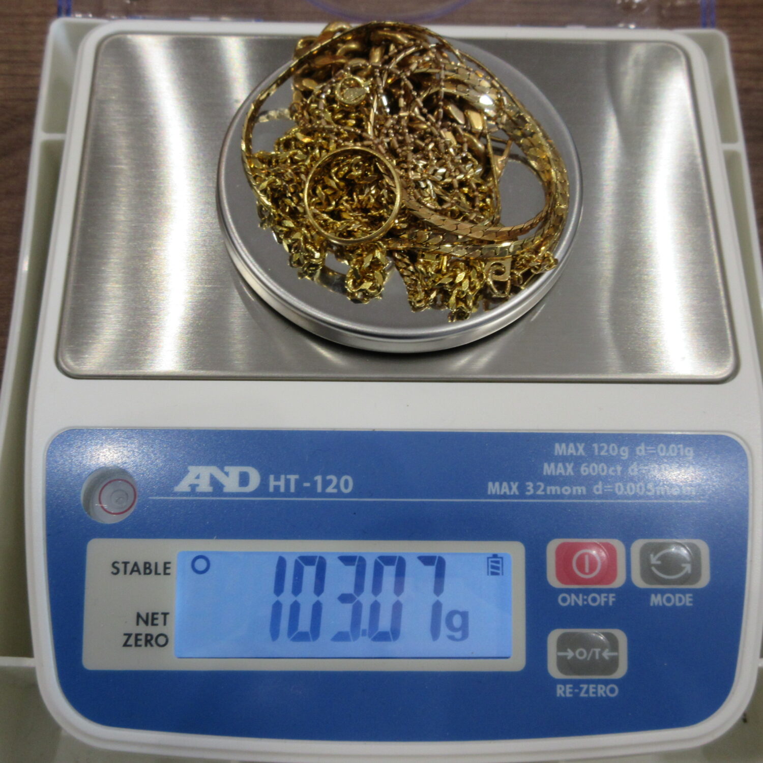 9月6日！K18金（1ｇ/9417円買取で103.07ｇ=970,610円）で買取させて頂きました。津山市　美作市