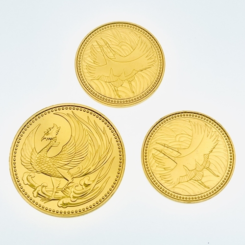 金貨、高価買取いたします！　御即位記念10万円金貨 400,000円買取 など！　瓦版限定キャンペーン　2024年11月18日付　見積無料・手数料無料　津山　真庭　美作　新見　岡山　M
