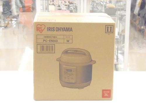 アイリスオーヤマ 電気圧力鍋 3.0L PC-EMA3、買取いたしました！　ｍ