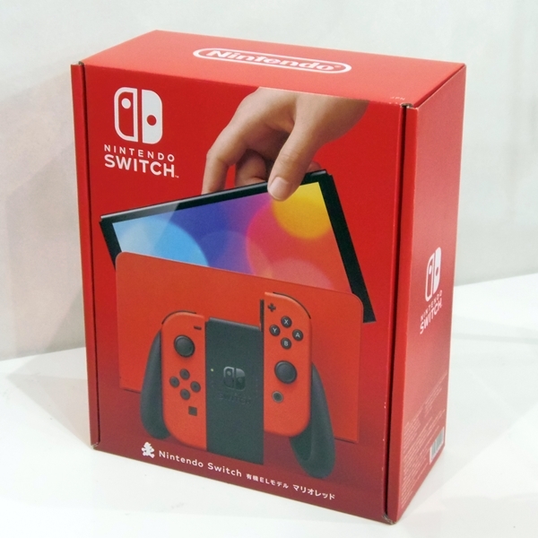 ニンテンドースイッチ 有機ELモデル 本体 マリオレッド、買取いたしました?　津山市の質屋　　ｍ