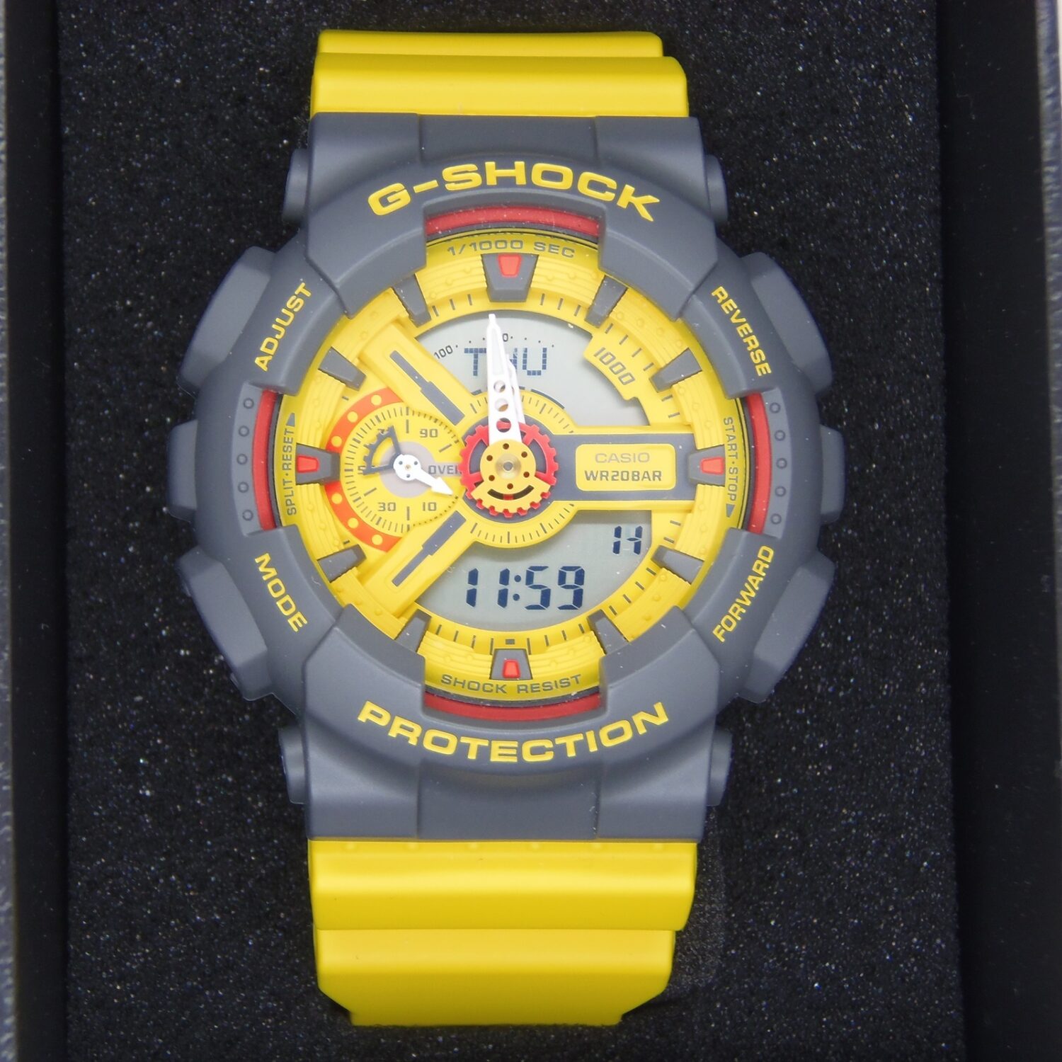 CASIO G-SHOCK 腕時計 GA-110Y-9AJF、買取いたしました。　津山市の質屋　　ｍ
