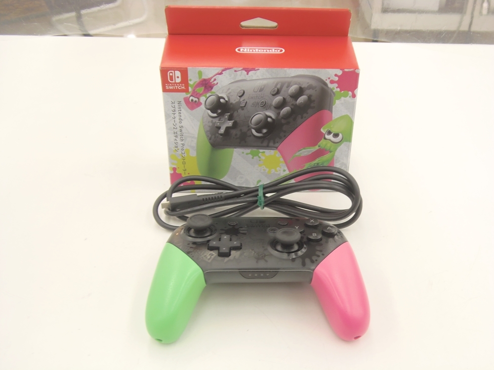 Nintendo Switch Proコントローラー スプラトゥーン2 エディション、販売中です。　ｍ