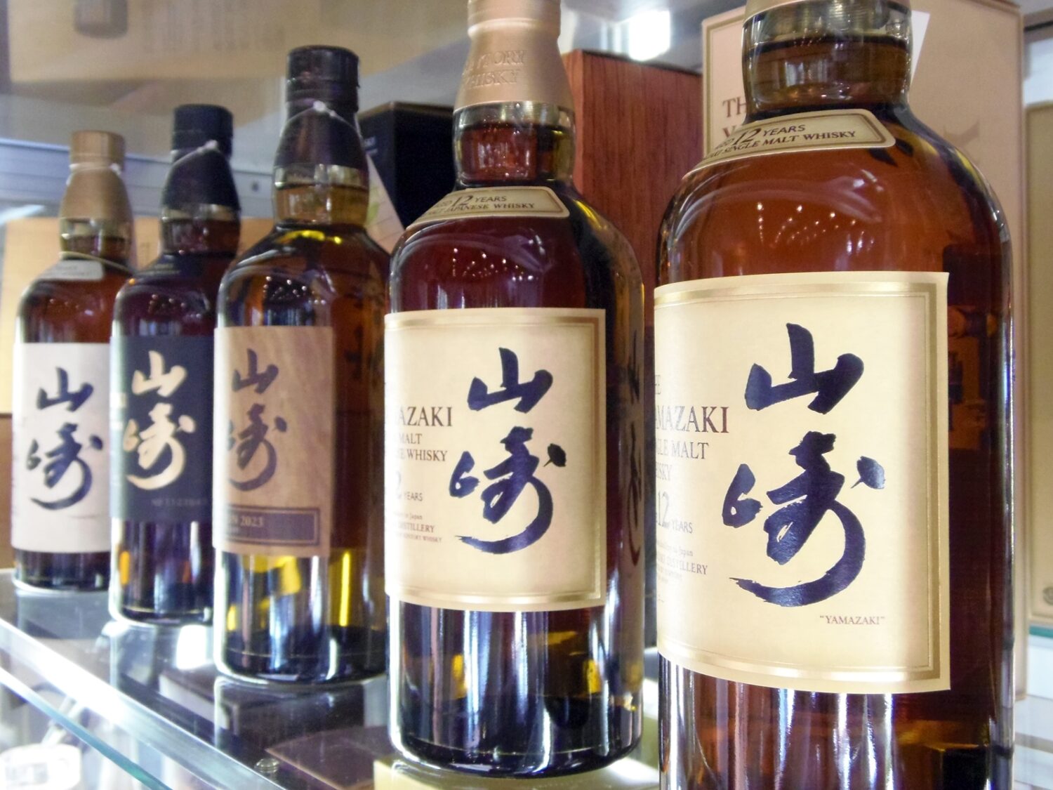 サントリー 山崎 ウイスキー、買取いたします！　津山市の質屋　　ｍ