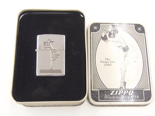 ZIPPO ライター 1935 VARGA GIRL、買取いたしました。　　ｍ