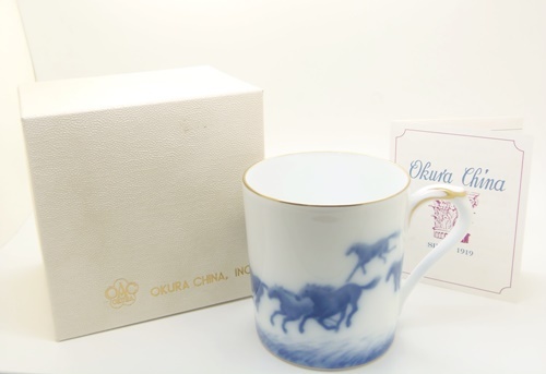 大倉陶園 うまくゆく マグカップ サライ、買取いたしました? m 津山市の質屋