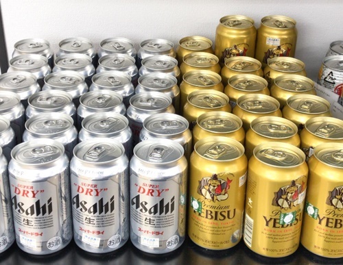 缶ビール、販売しております！　津山市　質屋　買取　ｍ