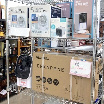 扇風機、冷風機、サーキュレーター　販売中です！　ｍ