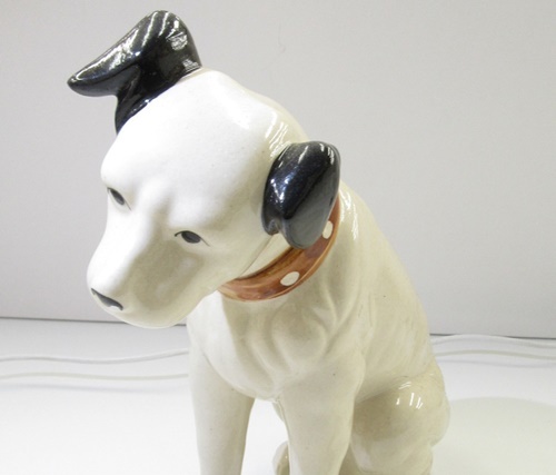 ビクター犬 ニッパー 陶器 置物、買取いたしました?　ｍ