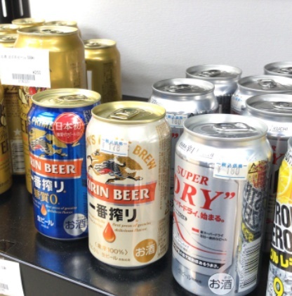 缶ビール、販売しております！　津山市　質屋　買取　ｍ
