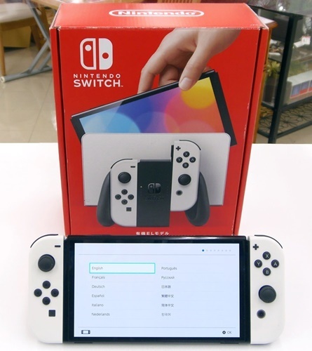 ニンテンドースイッチ 有機ELモデル 本体、買取いたしました！　　津山市の質屋　ｍ